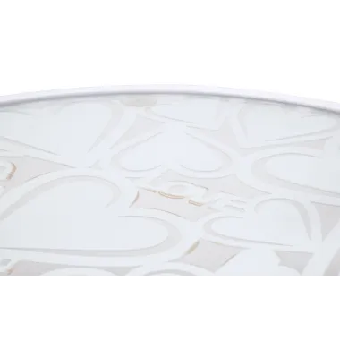 Stoliki WHITE HARTS Para 43 Ø x 60 - 38 x 55 cm